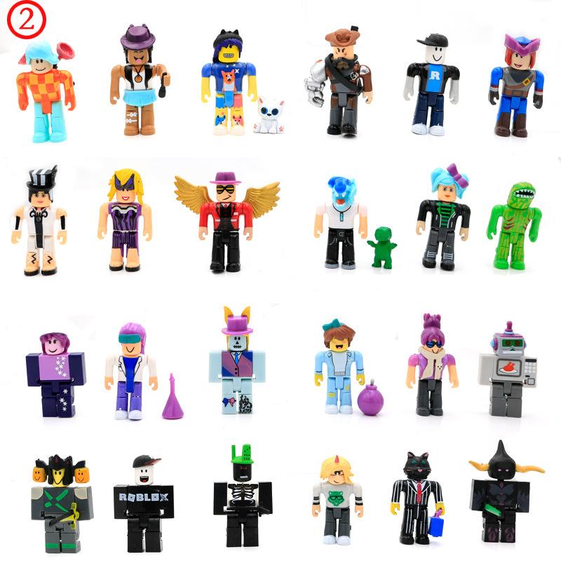 Building Block Figures 24-Piece Anime Game Mini Toy Collectible Set with Accessories