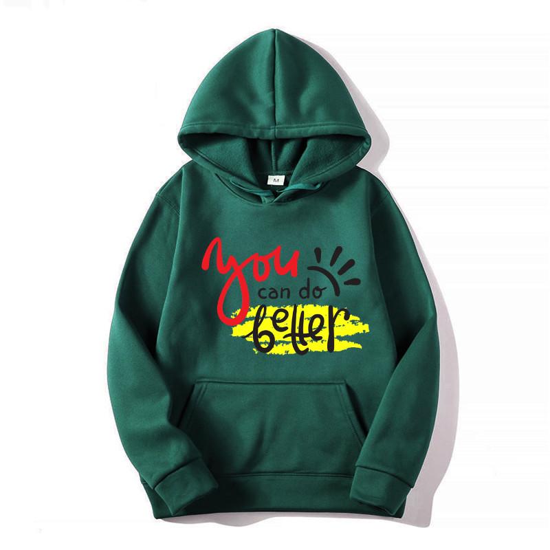 You Can Do Better Printed Fun Men's Retro Loose Sweatshirt Casual Fashion Personality Men's Hoodie