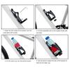 5PCS Ice Fishing Hooks 4MM High Carbon Steel Ice Fishing Jigs Lures for Outdoor Perch Angling