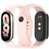 Official Silicone Strap For Xiaomi Mi Band 11 10 9 8 Sport Metal Button Bracelet Wristband For Miband 9 8 Replacement Accessories Belt