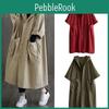 Coat Womens Breasted Trench Long Midi Length Overcoat Spring Autumn Fashion Windbreaker Coat Solid Long Casual Loose Womens Tops Coat