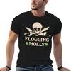 Flogging Molly Celtic Punk Band TShirt Classic Print Short Sleeve Shirt
