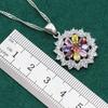 Jewelry European and N Anti Allergic Zircon Necklace Earring Jewelry Set