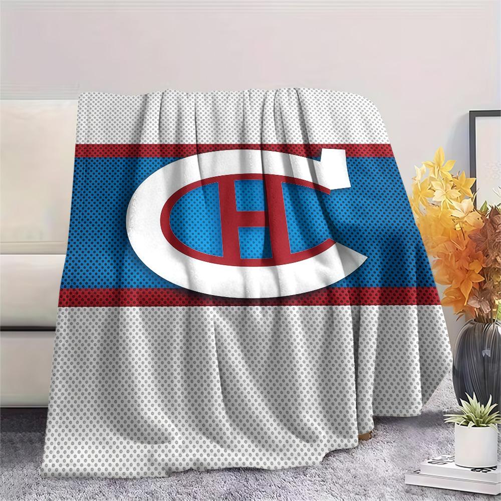 Montreal Canadiens Flannel Blanket, High quality Comfortable for All Seasons, Home Decor, Warmth and Comfort