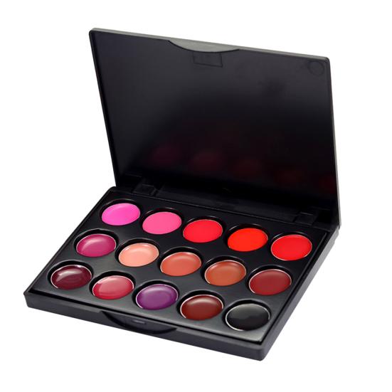 15 Colors Mini Women's Fashion Cosmetics Lip Gloss Shimmers Long Lasting Lipstick