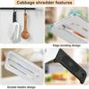 Stainless Steel Slicer Cabbage Double Grater Household Fruit Vegetable Cutting Knife Multi-functional Fish Scale Cleaner Knive