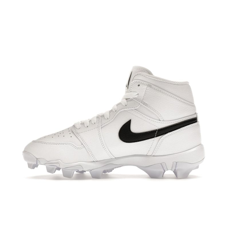 Air Jordan 1 Mid Cleat GS Bílá Černá Dětské Tenisky HF6883-100