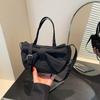 Fashi Schleifen Design Damen Schulter Achseltaschen Leicht Tragbar Damen Umhängetasche Einfarbige Mädchen Handtaschen