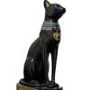 Creative Egyptian Lucky Cat Resin Ornament for Home Decor
