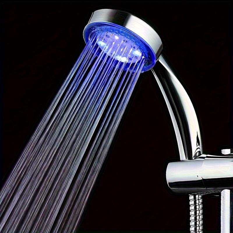

1pc Bathroom Luminous Shower Head, Bathroom Handheld Shower Head,Colorful Sefchanging Shower Spray Head,Bathroom Accessorie