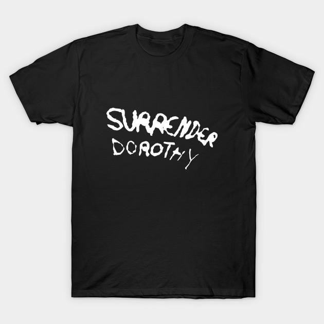 

Men Black Print T-shirt Surrender Dorothy No-Cut Transfer Paper Print Cotton Tshirt 2XL чёрный