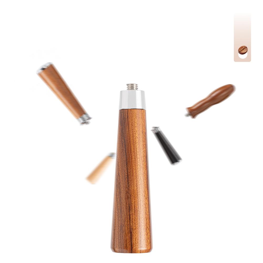 Solid Walnut Wood Portafilter Handle Wooden Handle Fittings