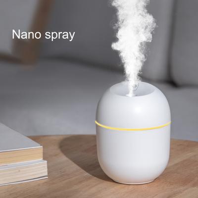 200 ml prenosný zvlhčovač nano-atomizácia s 2 prevodovými stupňami tichého načasovaného vypnutia USB difúzor na čistenie hmly pre obývaciu izbu