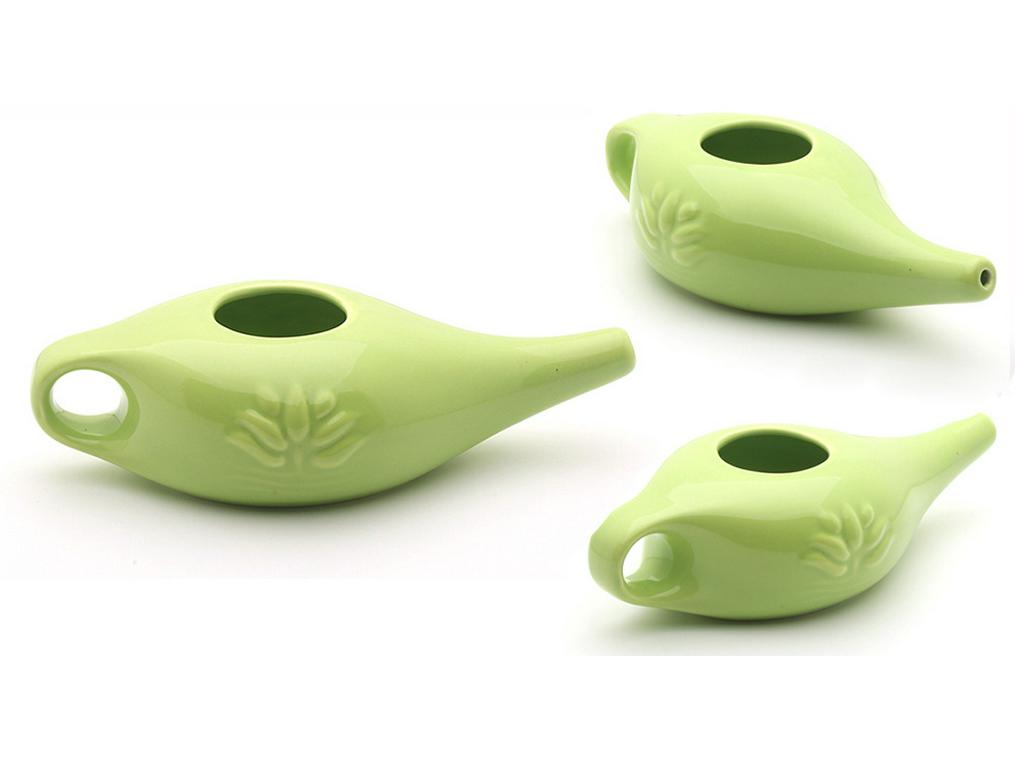 Keramický Neti Pot pro výplach nosu pro jógu a domácí péči o zdraví