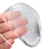 Silicone Forefoot Pad: Transparent, Non-Slip, Super Soft, Thickened, Adjustable Size, Anti-Pain Insole