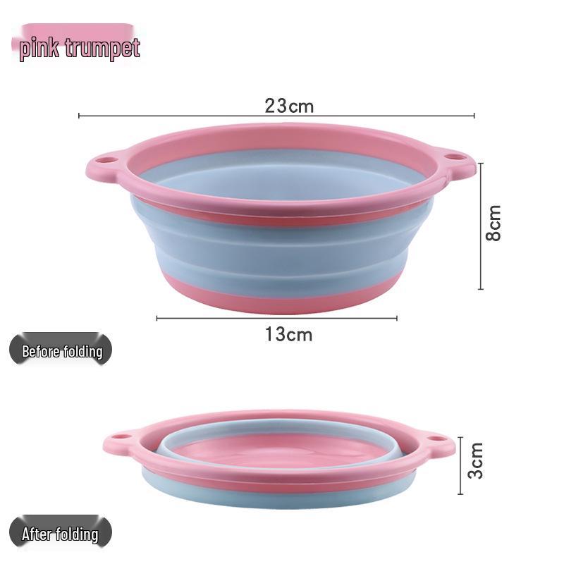 Portable Folding Wash Basin for Kitchen, Dorm, and Infant Care