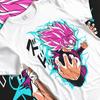 Summer Dragon Ball  Tshirt 100 Cotton Vintage Y2K Graphic Print High Quality Unisex Casual Streetwear Tshirt