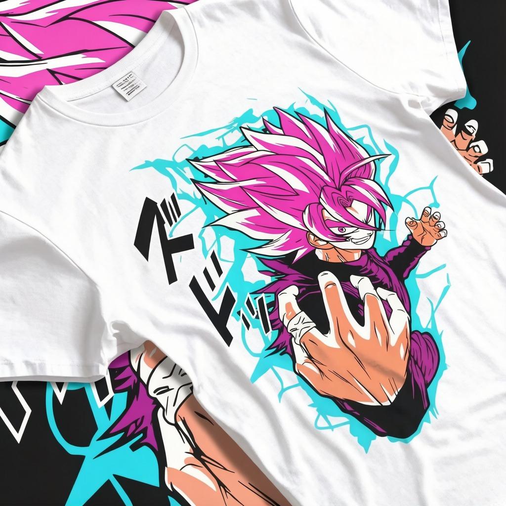 Summer Dragon Ball  Tshirt 100 Cotton Vintage Y2K Graphic Print High Quality Unisex Casual Streetwear Tshirt