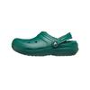 Warm Lightweight Comfortable Round Toe Slip-On Clogs Unisex Footwear Grandma-Green 203591-302