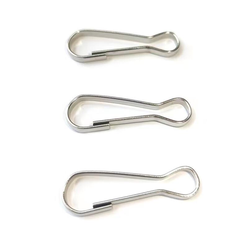304 Stainless Steel Multipurpose Clips & Hooks, 100-Pack
