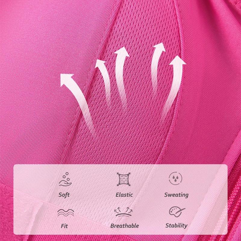 Aiithuug Sexy sportovní podprsenka pro ženy se zapínáním na zip vpředu, s ramínky do kříže, polstrovaná, nárazuvzdorná, push-up, bezešvá, bez kostic, na cvičení a do posilovny