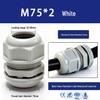 Nylon Waterproof Cable Connector Gland, M/PG Type, Flame Retardant, Sealed Threaded