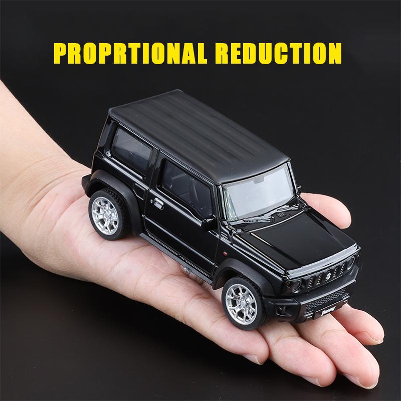 1:34 Scale SUZUKI Jimny SUV Alloy Car Model Diecasts Off-Road Pull Back Collect Kid Toy Birthday Gift Fast Furious Stylish Colle