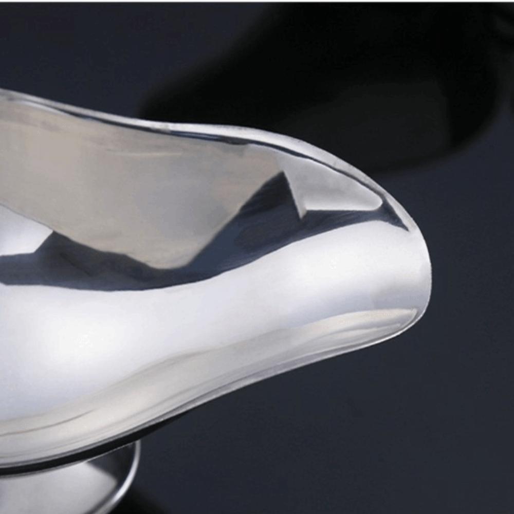 Handle Gravy Boat Server Silver Sauce Boat Durable Sauce Serving Dish  Salad Dressing