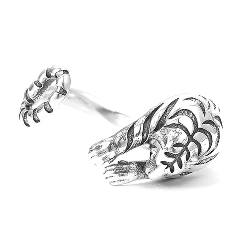 Little Tiger Ring New Year Tiger Ring Punk Elegant Charm Ring Adjustable Finger Ring for New Year Memories Gifts