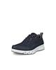 ECCO MULTI-VENT M Men's Genuine Leather Sneakers with GORE-TEX Waterproofing, Black/Black/Steel, Size 27.5cm, 3E, 88028450582