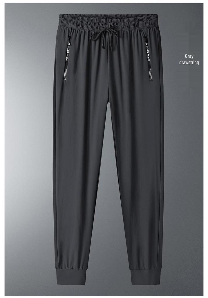 Men's Summer Quick-Dry Ice Silk Sports Pants
