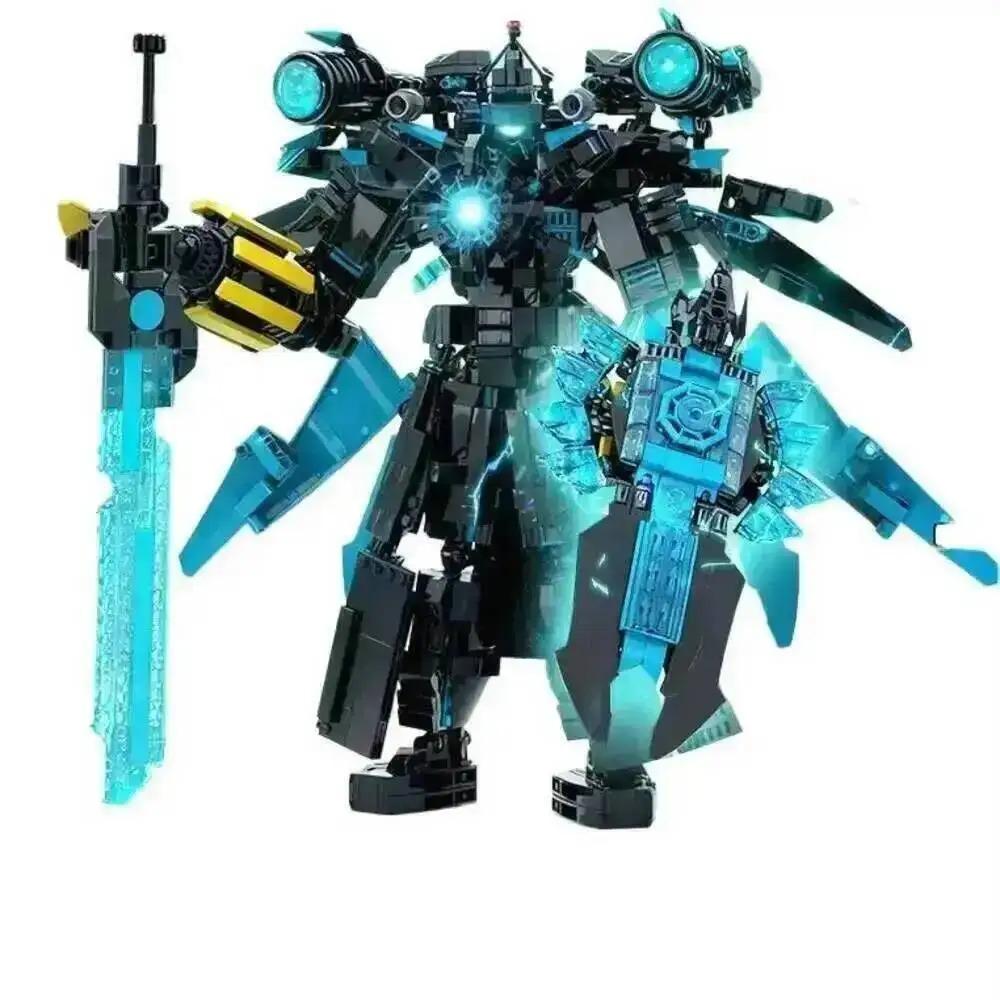 Skibidi Toilet Titans Cameraman Speakerman Blocks Skibidi Toilet Watch Man Of Dooms Building Block Toy Titans Tv Man Blocks