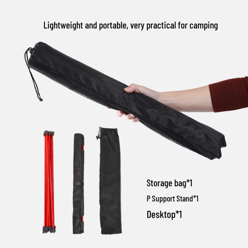 Portable Aluminum Folding Picnic Table for Outdoor Leisure & BBQs