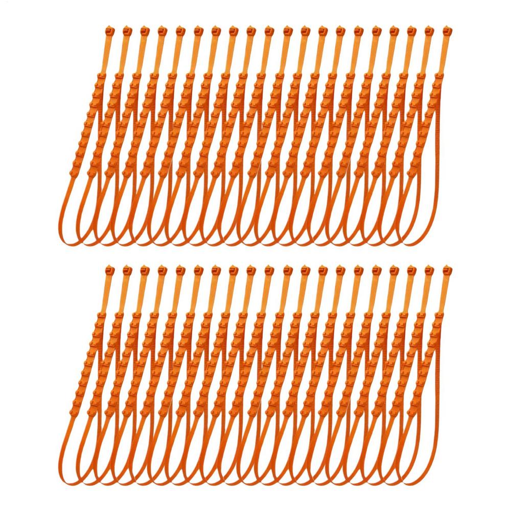 

40pcs Winter Emergency Tire Chains Cable Zip Tie Design Anti-Slip and Wear-Resistant Tire Chains Winter Traction Tire Belt