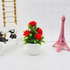 Artificial Rose Potted Plant For Wedding Photography And Home Decoration