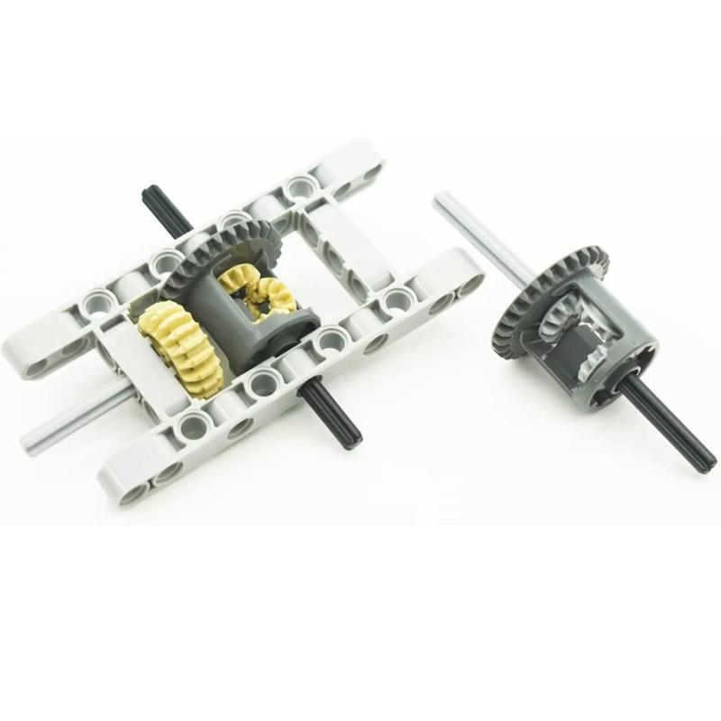 768 Teile Technisches Bauteile-Set mit Zahnrädern Achsen Rädern für MOC Auto Roboter Modelle STEM Spielzeug