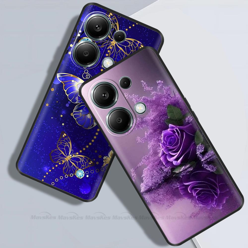 For Redmi Note 13 Case For Redmi Note 13 Pro Cartoon Silicone Phone Case For Xiaomi Redmi Note 13 Pro Plus Note13 Cover Bumper