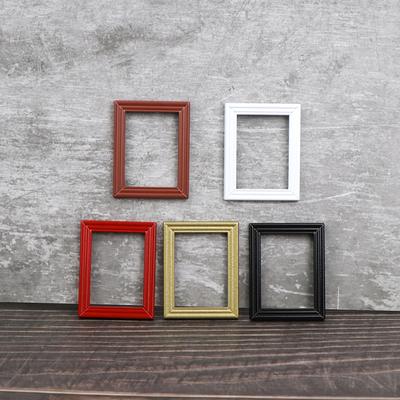1:12 Dollhouse Photo Frames Mirror Frames Photo Border Picture Frame Model Decor