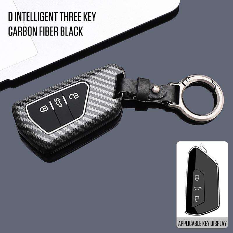 Interior Mouldings Car Smart Key Case Cover Shell For VW Volkswagen Golf 8 MK8 2020 For Skoda Octavia A8 2021 Seat Leon MK4 Acce