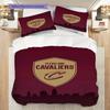 Cleveland Cavaliers Team Spirit Three-piece set(1 * duvet cover + 2 * pillowcase, without core) Duvet cover and pillowcase Christmas birthday gift