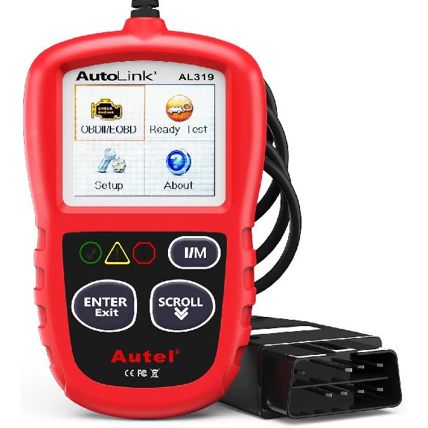 

Autel Профессиональный OBD2 сканер AL319 Считыватель кодов, Расширенная проверка и сброс кодов неисправностей двигателя, Данные в реальном времени, Стоп-кадр, CAN Инструменты диагностики автомобиля