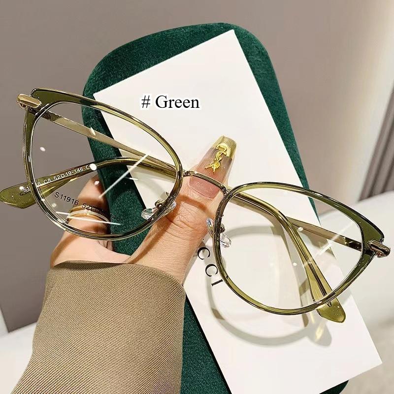 

Fashion Cat Eye Pochromic Glasses for Women Outdoor Color Changing UV Protection Sunglasses Anti-blue Light Sight Eyeglasses