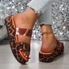 Plus Size Shoes for Women 36-43 Fashion Summer 2026 Slip On Platform Wedges Sandals Casual Beach Slippers Women