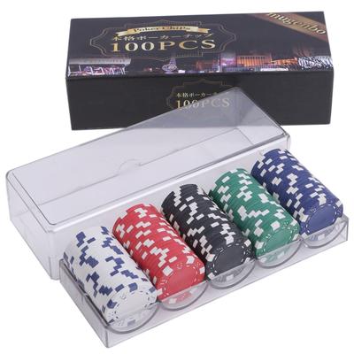Casino Set Poker Set an Authentic Poker Casino Poker Mahjong 5 100 Chips [Enjoy Experience] Chips, Chips, Chips, Colors, (Game Chips)