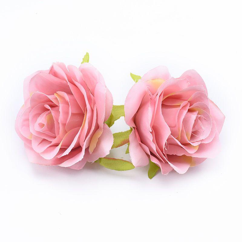 50/100pcs Artificial Flowers Silk Roses Home Outdoor garden Wedding wall Christmas Decoration High Quality Festival Diy gift box