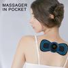 Portable Ems Neck Massager With 8 Modes And Lcd Display Perfect For Neck Back Muscle Pain Relief Home Office Travel