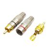 Gold-Plated RCA Coaxial Audio Plug Cable (Large, 270RCA)