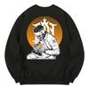 KAN6312 Kmb0155 Khan Custom Work Boots Fleece-Lined Sweatshirt - Black