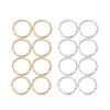 50PCS Big Hole Hair Rings Charm Cuff Clip Hair Braids Styling Tool Dreadlocks Beads