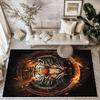 Colorful Tiger Portrait Floor Mats for Living Room, Bedroom and Room Decoration Are Suitable for Gifts.